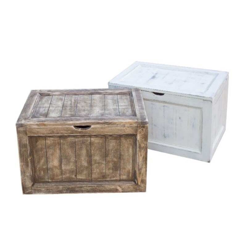 Personalised toy box with wheels Large wooden toy chest with Etsy