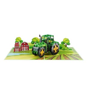 Traktor popup 3D-kort