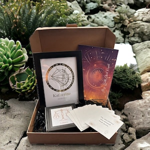 Astrology Gift Set, Astrology Birth Chart Report, Birth Chart Foil Print, Zodiac Gifts, Astrology Print, Birth Chart Report, Birth Reading