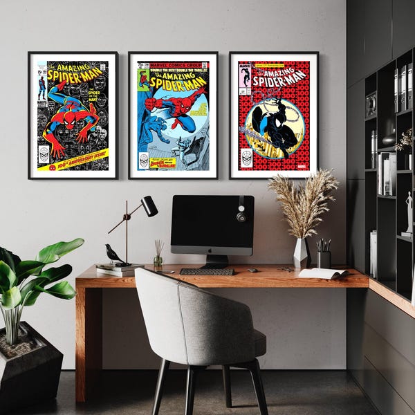 Spiderman Comics Panel - Etsy UK