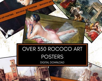 350+ Rococo Art Prints: French Style, Elegant Home & Office Decor (Digital Download)