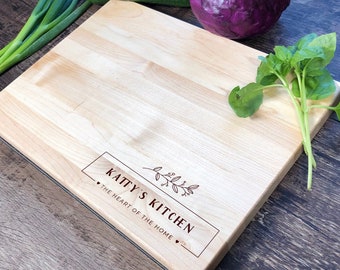Custom Cutting Board. Mother's Day Gift. Mom's Kitchen. Mommy's Kitchen. Custom Cutting Board. Gift For Mom. S7