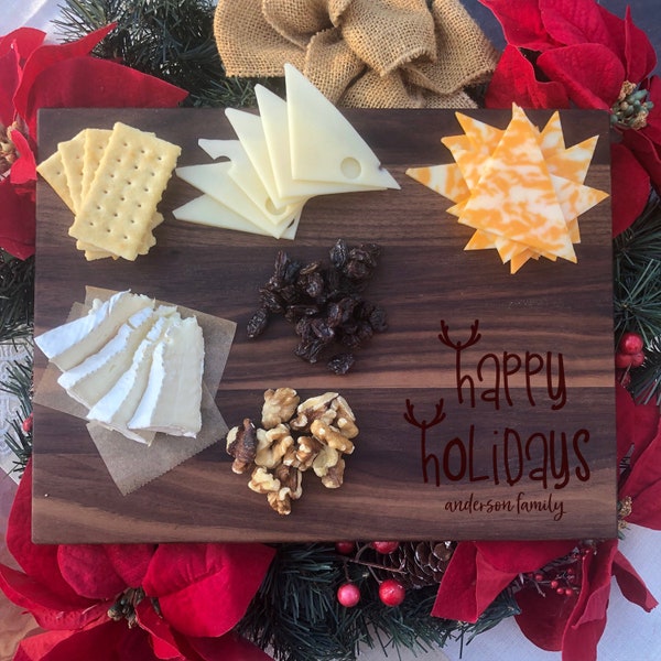 Christmas Eve Serving Board. Custom Cutting Board. Snack Serving Board. Thanksgiving Dinner. Server. Cutting Board. Christmas Gift Gift #56