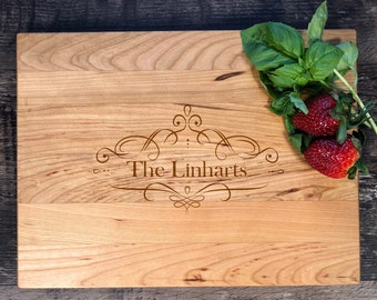 Personalized Cutting Board. Anniversary Gift. Christmas Gift for Couple. Appreciation Gift. CustomizeFast Gifts