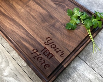 Personalized Cutting Board. Custom Text. Corporate Gift, Client Gift, Customer Gift, Company Gift, Realtor Gift, Your Logo Engraved #34