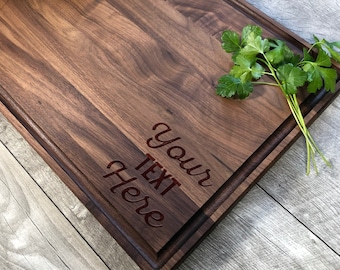Personalized Engraved Cutting Board: Custom Text, Corporate Logo