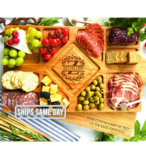 Personalized Charcuterie Board Cheese Board Custom Plank Housewarming Meat Tray For Hostess or Mom