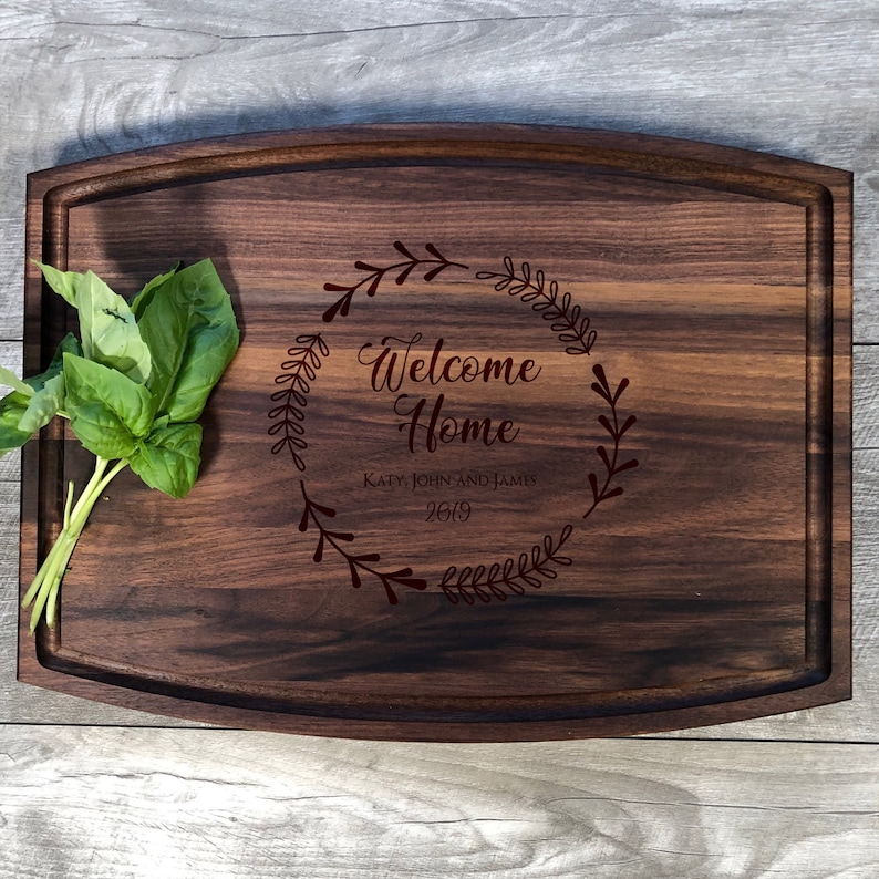 Welcome Home Cutting Board. Realtors Gift. Closing Gift. - Etsy