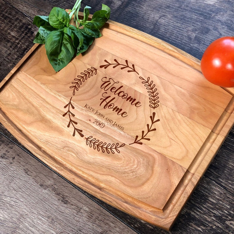 Welcome Home Cutting Board. Realtors Gift. Closing Gift. | Etsy
