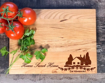 New Home Gift. Housewarming Gift. Cutting Board. Real Estate Marketing. Realtor Logo. Closing Gift. Real Estate. Free Logo On The Back #20