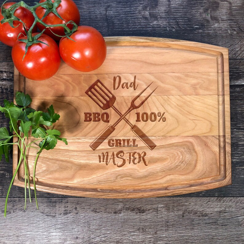 Personalized Cutting Board. Dad Grill Master. BBQ Cutting Etsy