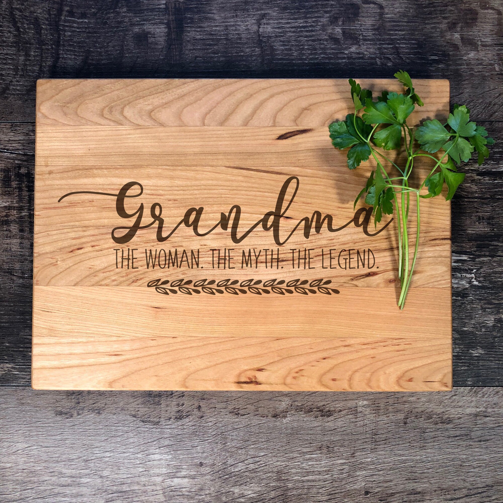Mother's Day Gift. Custom Cutting Board. Grandma. the Etsy