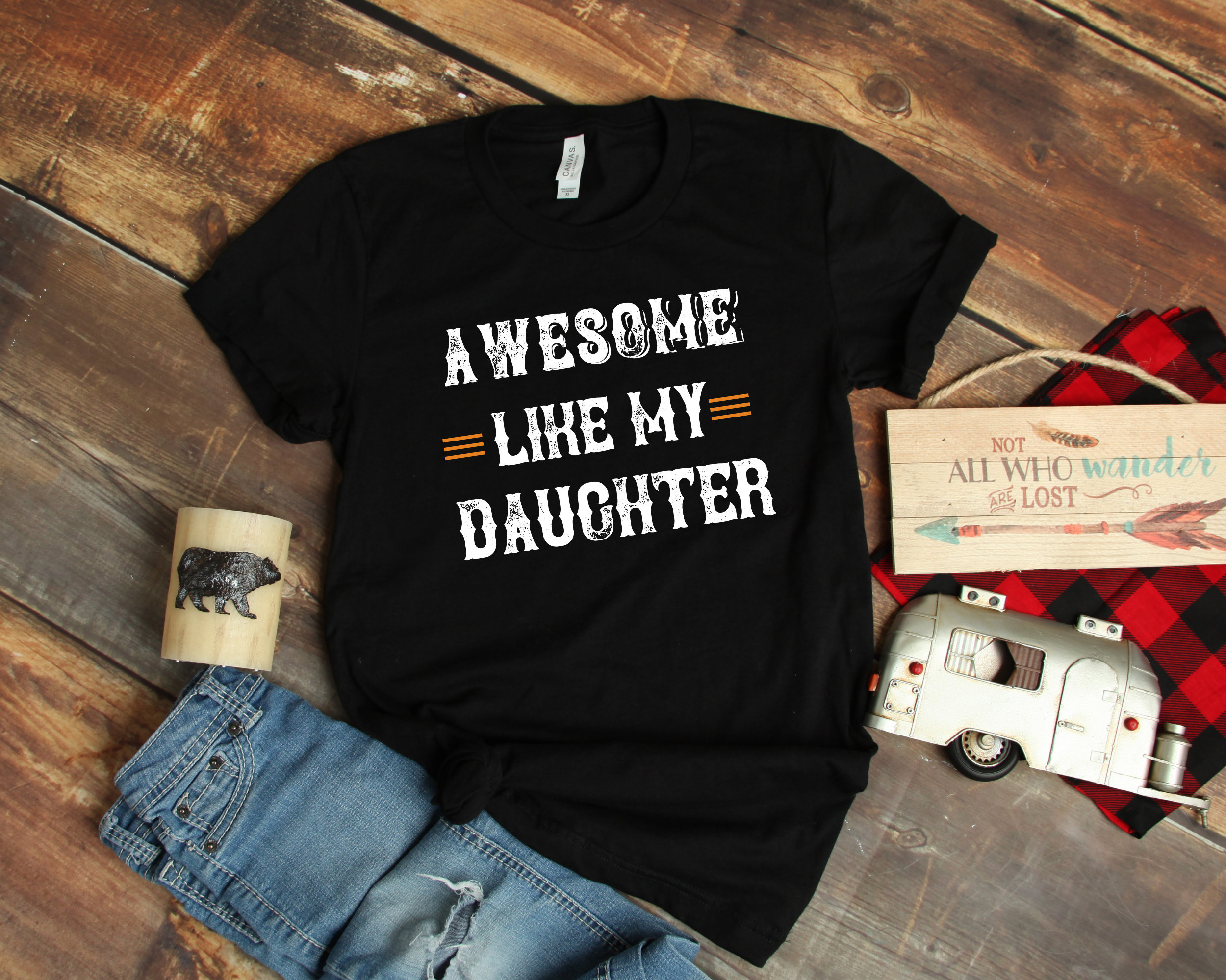 Awesome Like My Daughter Shirt Unisex Tshirt Gift for Dad | Etsy