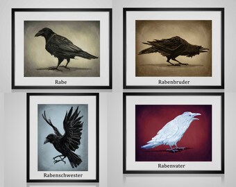 Art Prints - Swarm of Ravens