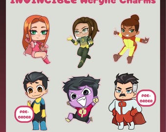 Invincible Acrylic Charms