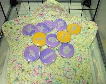 Final Fantasy XIV Handwerker & Sammler Buttons