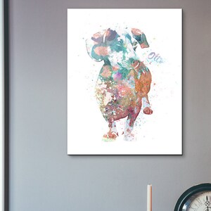 Dachshund Personalized Pet Art | Watercolor Dog Pet Portraits | Your Dog&#39;s Name in the Art | Dachshund Dog Gifts from Personal Prints