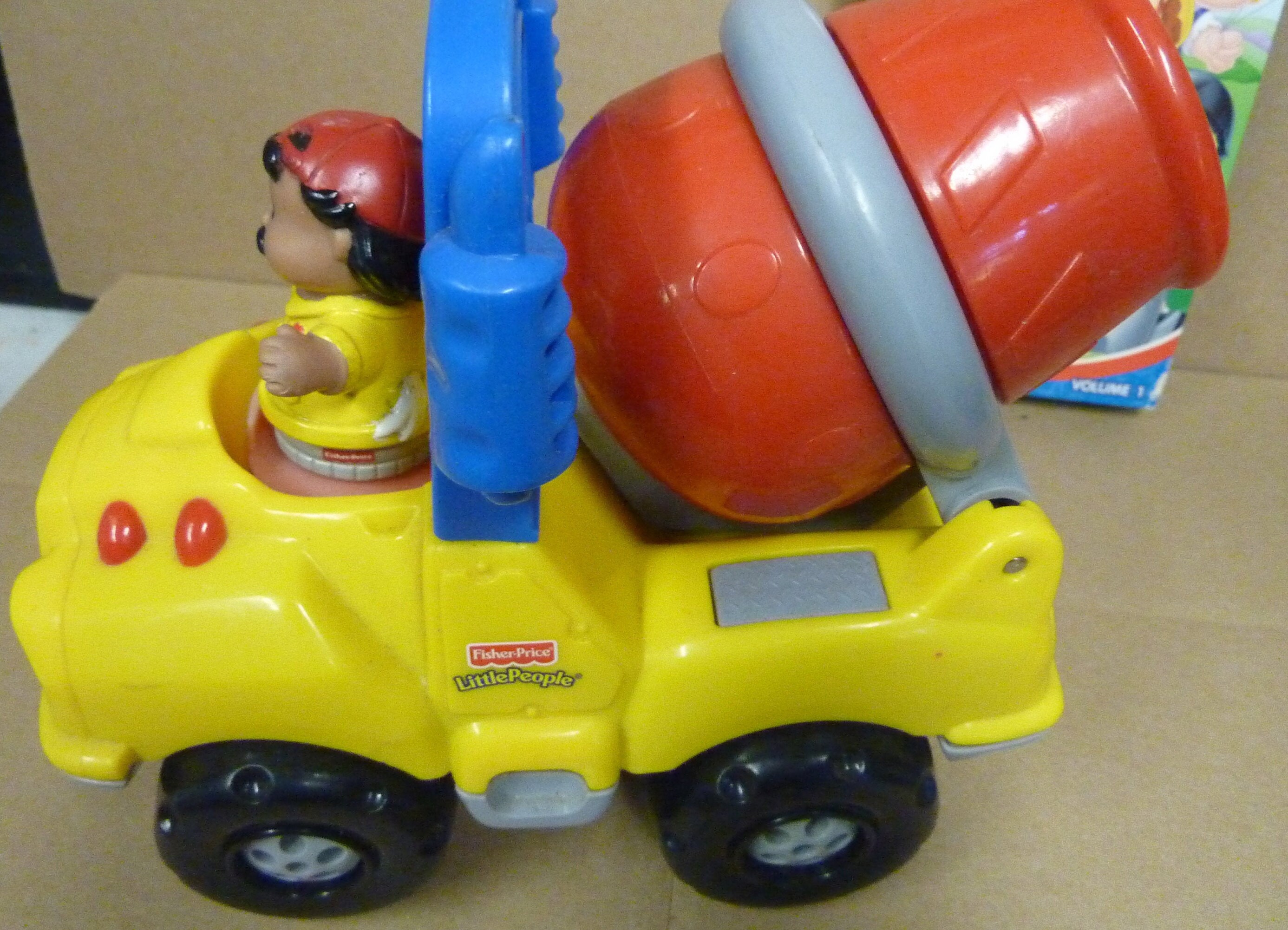 3 Piece Set Fisherprice LITTLE PEOPLE Cement Truck Etsy