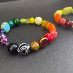 PRIDE & Equality Bracelet / Rainbow Stretch Bracelet / Portion of the Proceeds Donated to ACLU Drag Defense Fund