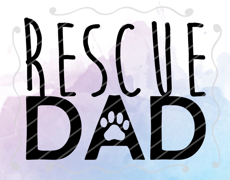 Download Rescue Dad SVG and Ai File Digital Illustration Animal | Etsy