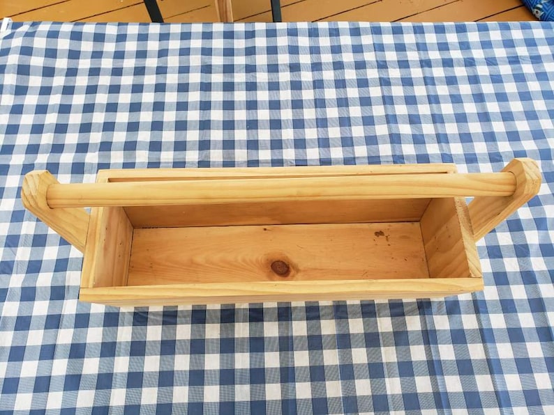 Large Wooden Garden Tote Etsy