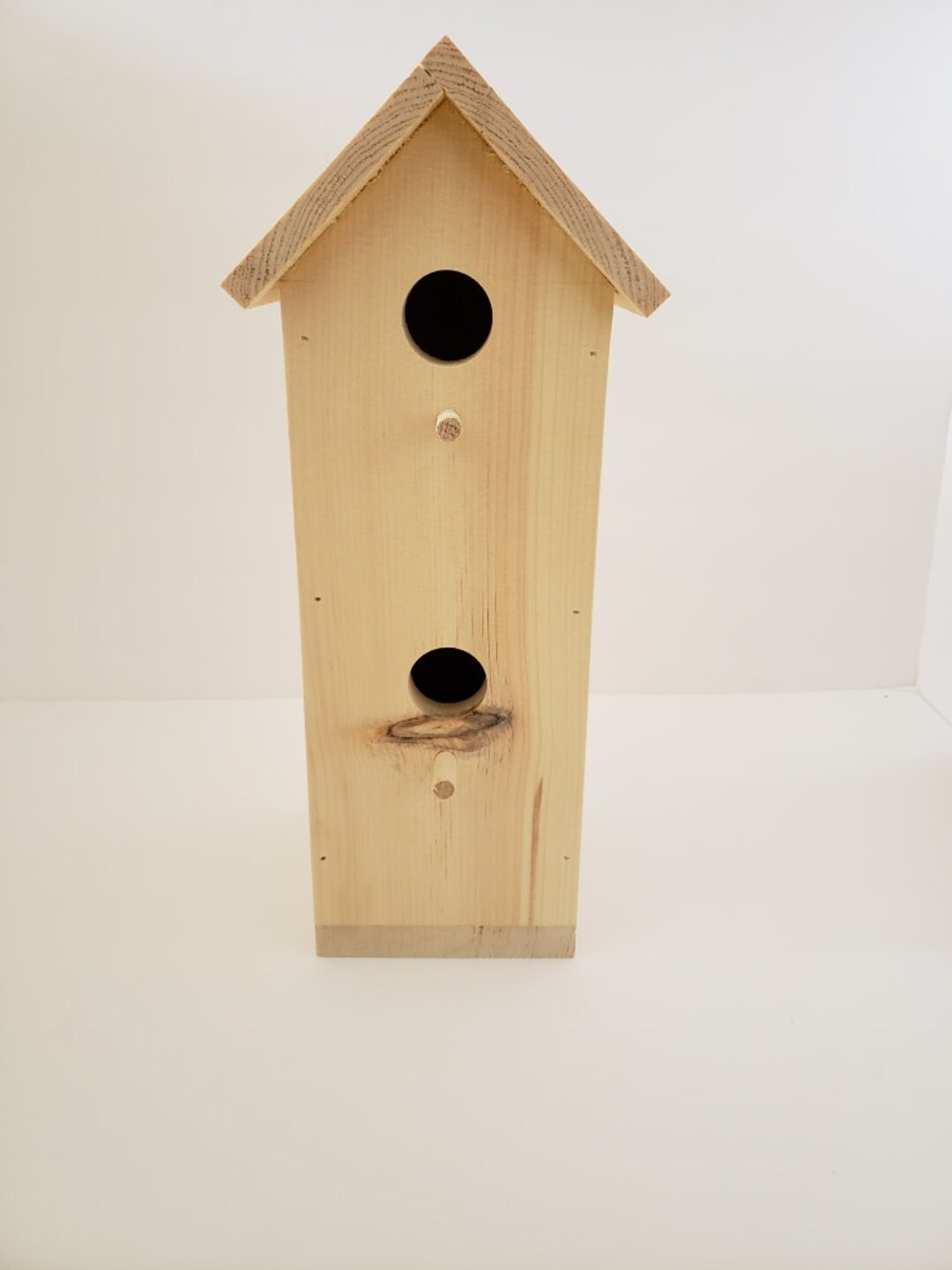 Rustic Style Single Birdhouse With Two Openings - Etsy
