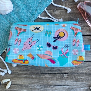tolles wasserabweisendes Wetbag/ Kulturbeutel in mittlerer Größe, schwimmen, Bademode, Badekleidung, Geschenk schwimmen, Schwimmerin, Urlaub