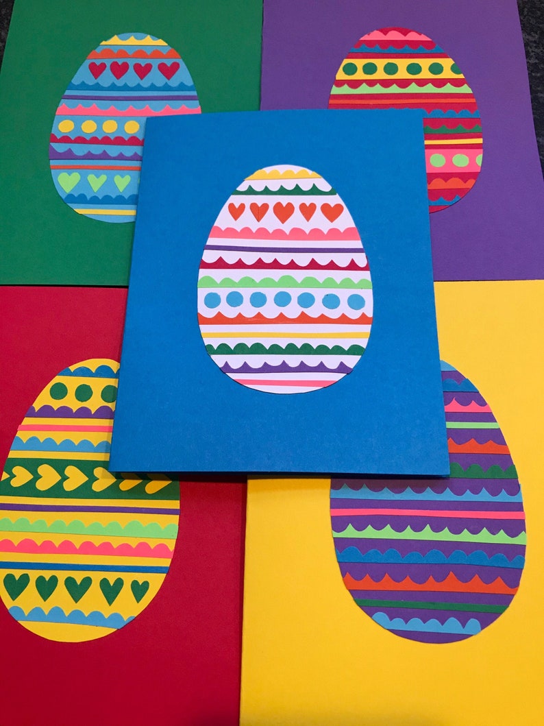 Easter Egg 5 Card Set