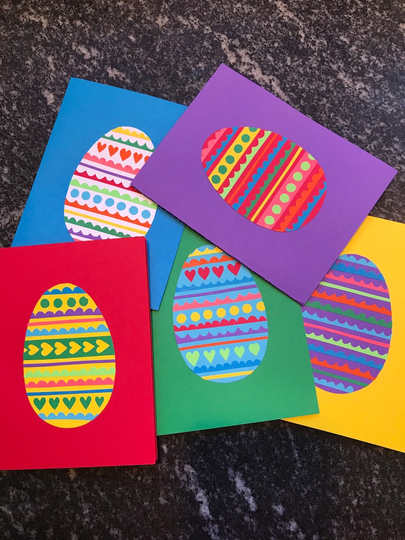 Easter Egg 5 Card Set