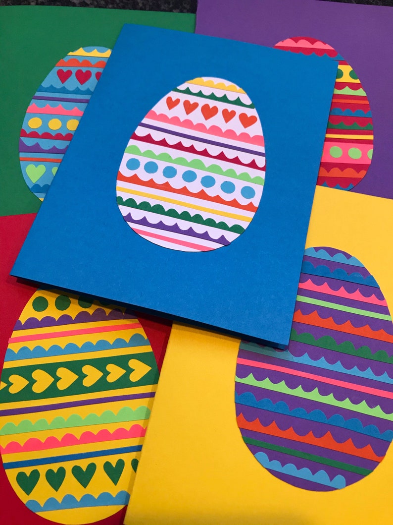 Easter Egg 5 Card Set