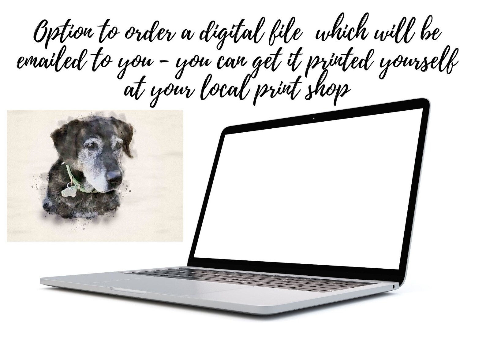 Personalised Pet Portrait Custom Dog Portrait Custom Pet Etsy