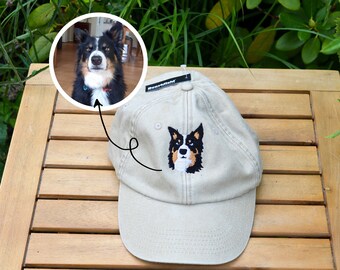 hat with dog on it