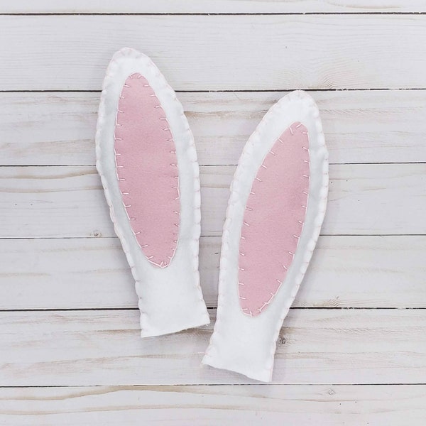 White Bunny Ears - Etsy