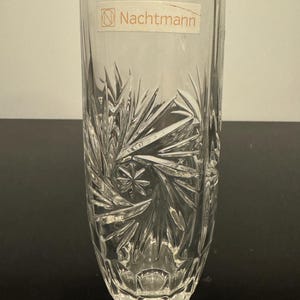 Nachtmann Cut Crystal Glass Vase | Lead Crystal | Made in Germany