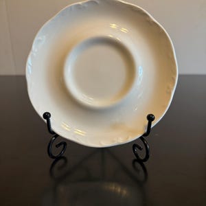 Sterling Colonial English Ironstone J&G Meakin Saucers White China | Set of 8