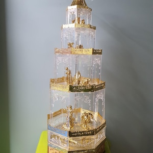One of a kind! Beautiful German Christmas Pyramid, Weihnachtspyramide, Weihnachts decoration, Traditional Christmas Pyramid