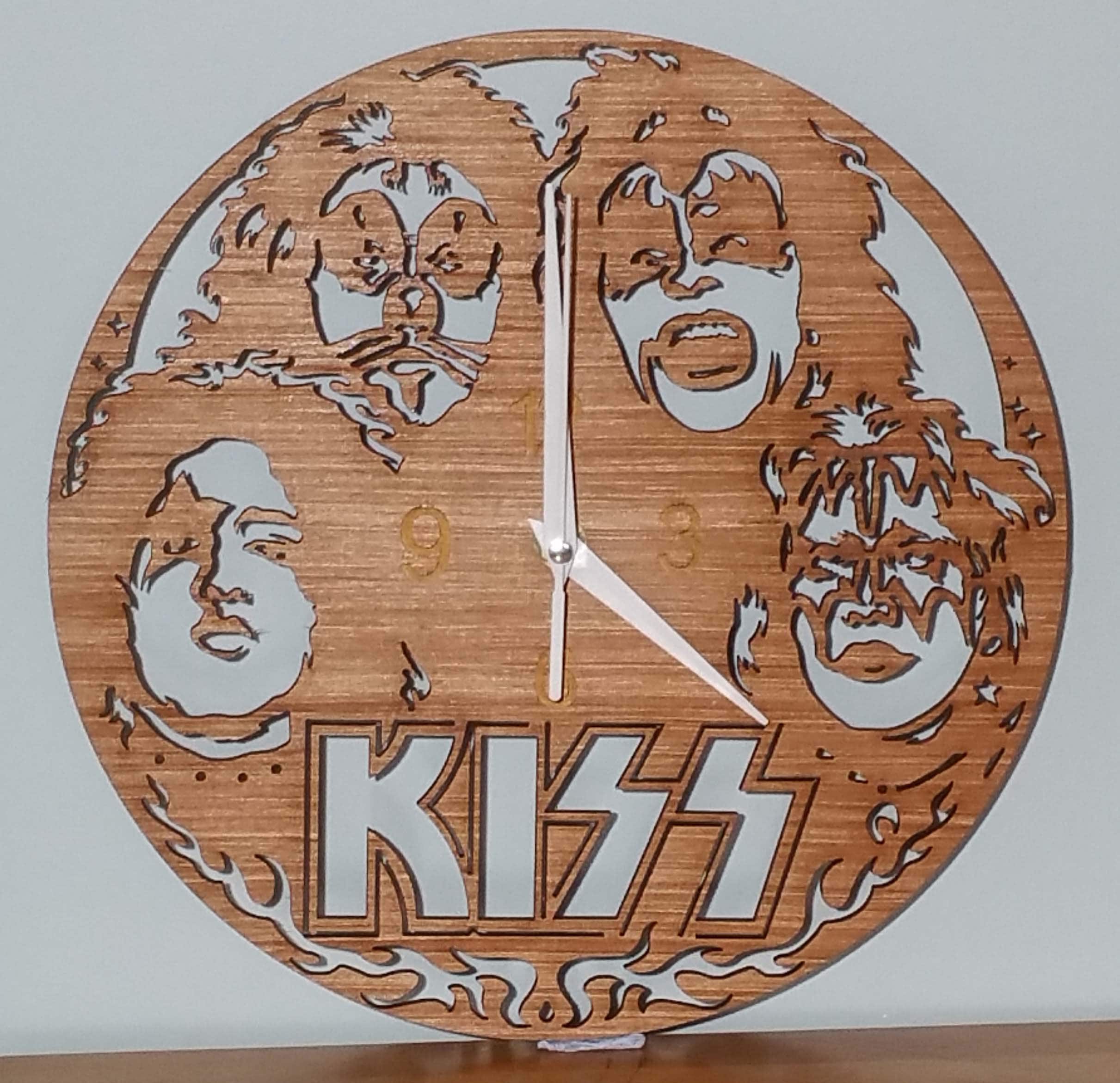 Kiss Wall Clock, Great Gift for Wedding, Birthday,office, Etsy