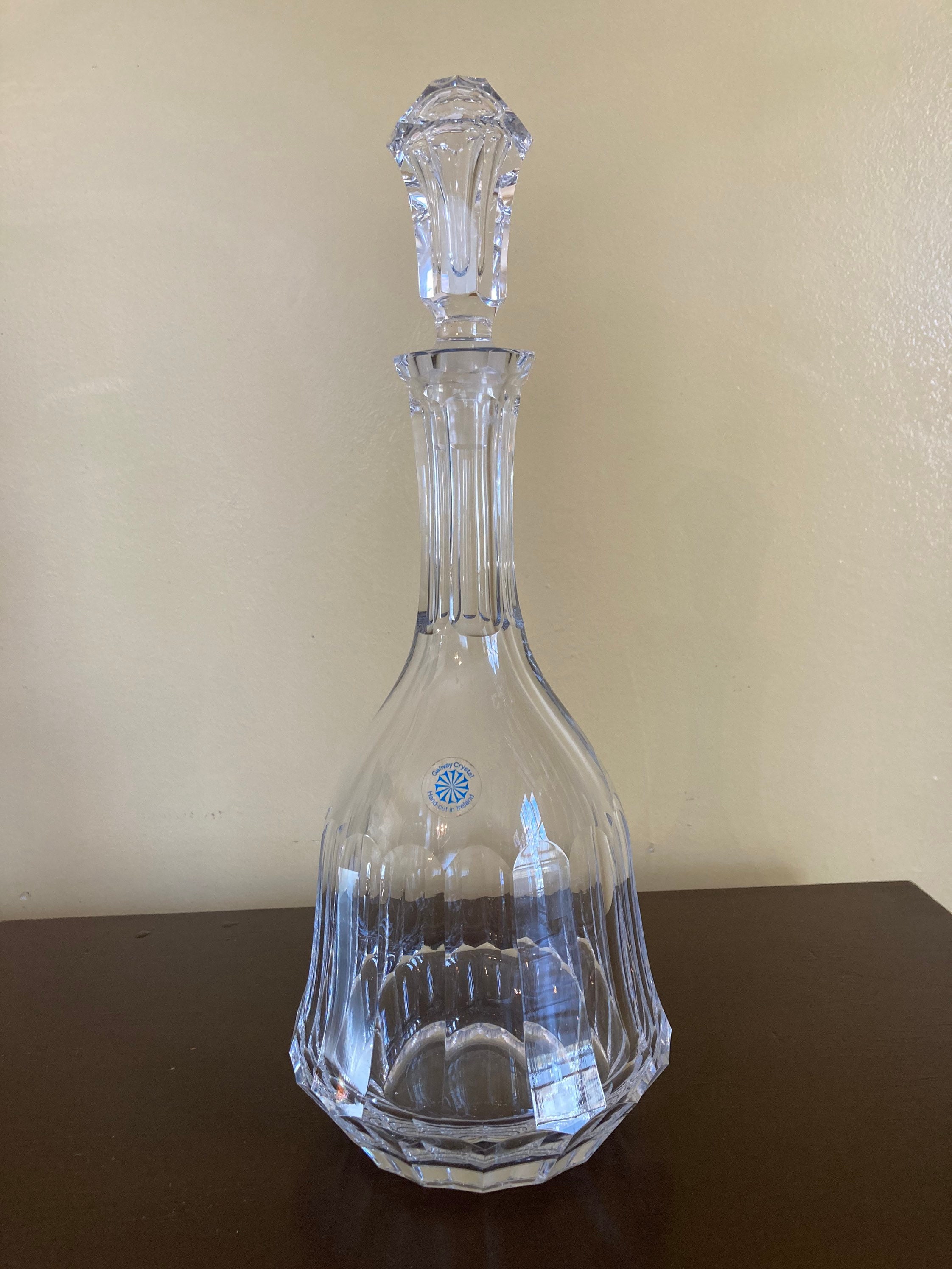 Galway Crystal Decanter Set includes 6 Glasses Etsy