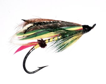 Salmon Fly Undertaker Fly Fishing Flies Double Hook size 8, 3-pack