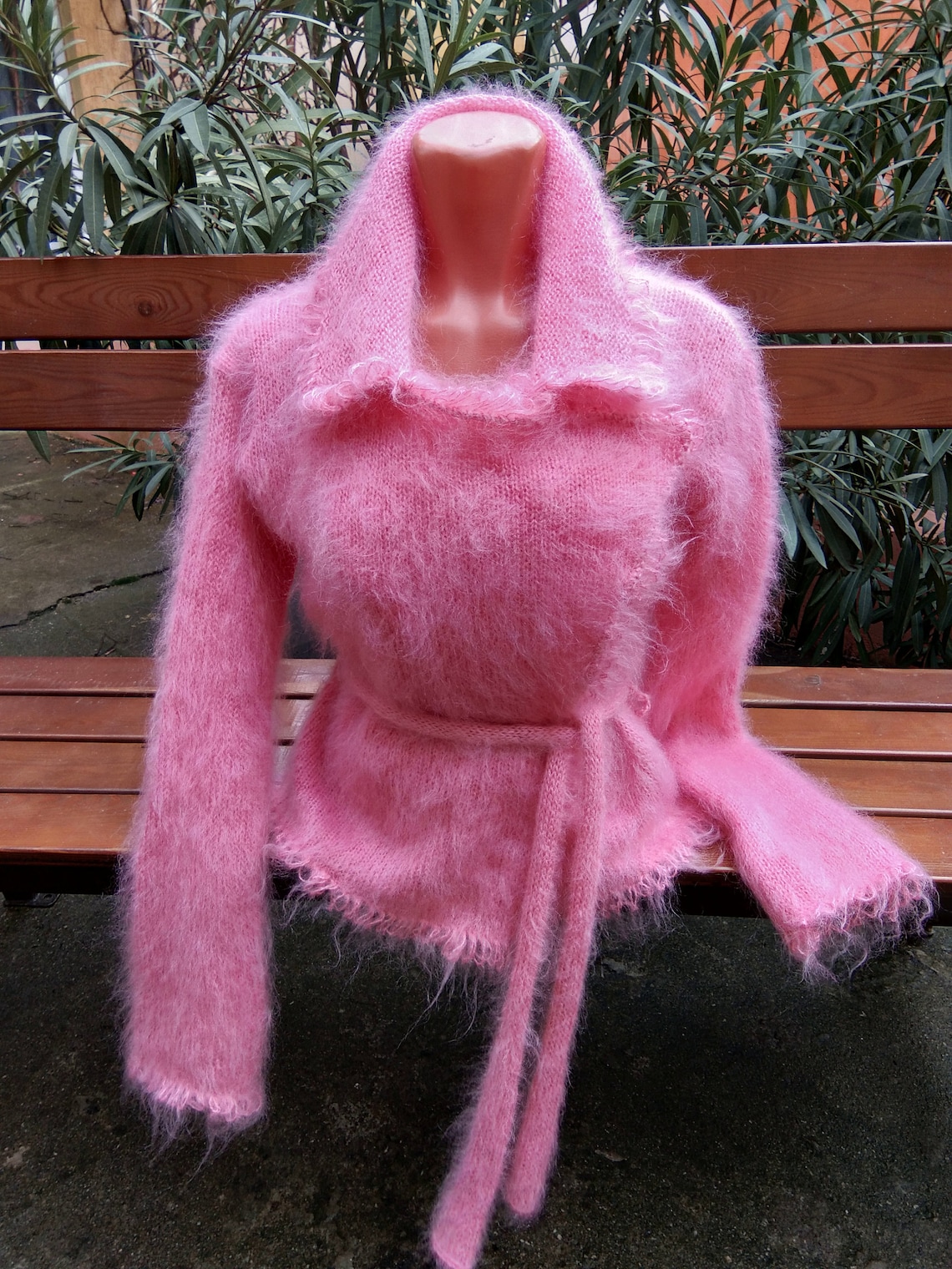 Women's knitted mohair jacket any size and color Etsy