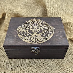ELDEN RING inspired wooden box, custom, erdtree