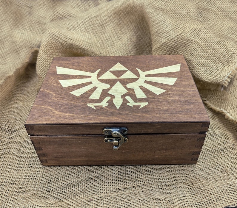The Legend of Zelda Breath of the Wild Inspired Wooden Box Custom ...