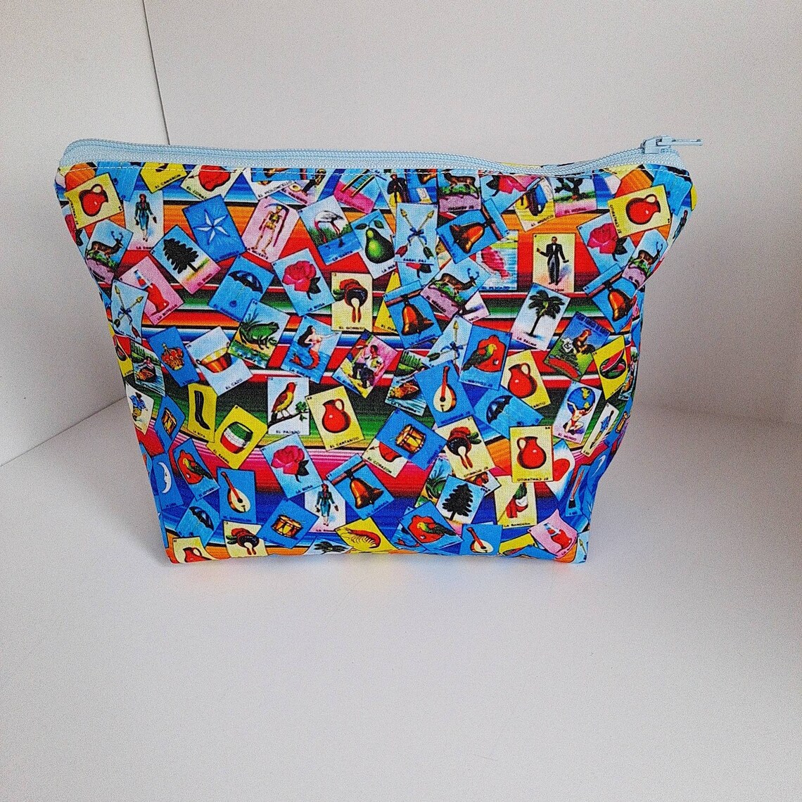 Mexican Colorful Zipper Pouch Bags Etsy