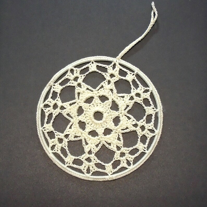 Dreamcatcher Starter Hoop Crochet Doily Dream Catcher DIY Etsy