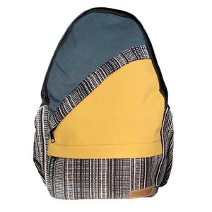 Canvas Sling Bag Backpack One Shoulder Crossbody Handmade Daypack