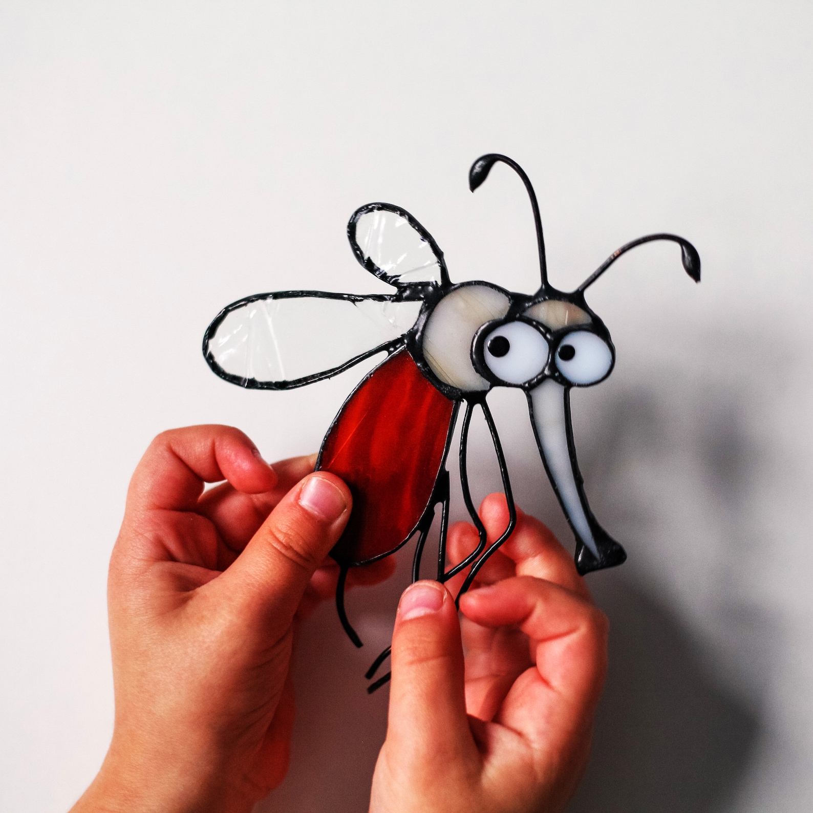 Suncatcher insect Custom stained glass window hangings Gift Etsy