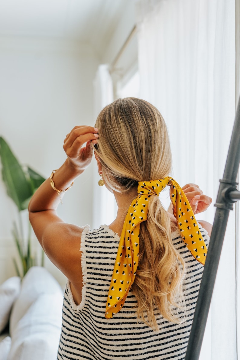 Luxury Silk Hair & Neck Scarf Head Band