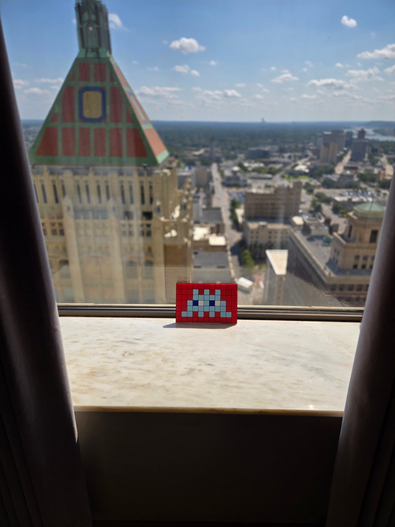 Space Invaders Tile Street Art Space Invader Tile Mosaic Replica Amsterdam - Etsy Australia