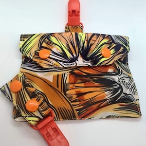 fruit tubie bags - feeding tube pouch - medical line bag - tube holder