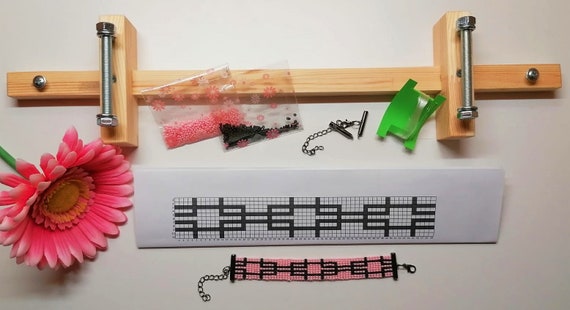 Buy Beginner Kit for Making One WOODEN BEADING LOOM
